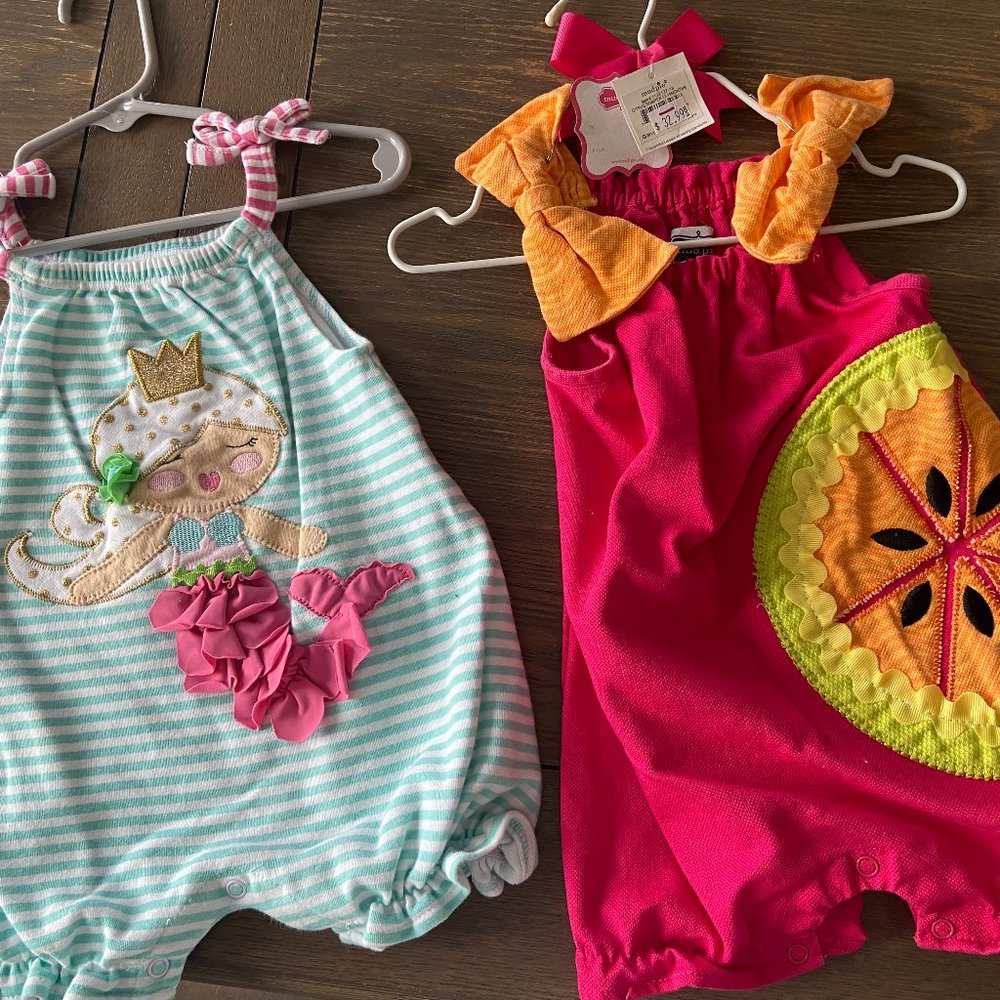 Mud Pie rompers